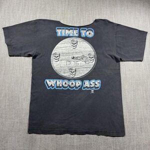 Vintage WWF Shirt Mens Large Black Stone Cold Steve Austin 3:16 Whoop‎ Ass 1998